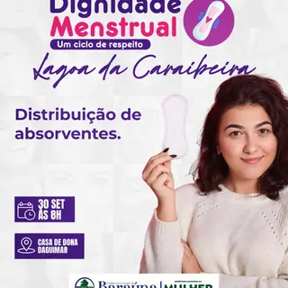 🌸 Programa Dignidade Menstrual: cuidado, respeito e mais dignidade para todas. 💜