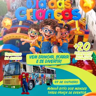 🎉🧒👧 A diversão está garantida em Baraúna! 💛