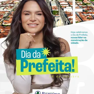✨ 06 de outubro | Dia da Prefeita