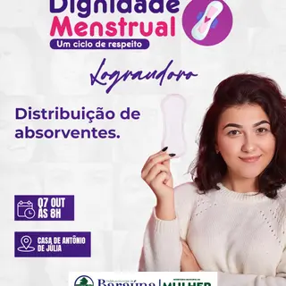 🌸 Programa Dignidade Menstrual: cuidado, respeito e mais dignidade para todas. 💜