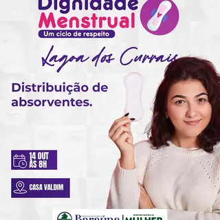 🌸 Programa Dignidade Menstrual: cuidado, respeito e mais dignidade para todas. 💜