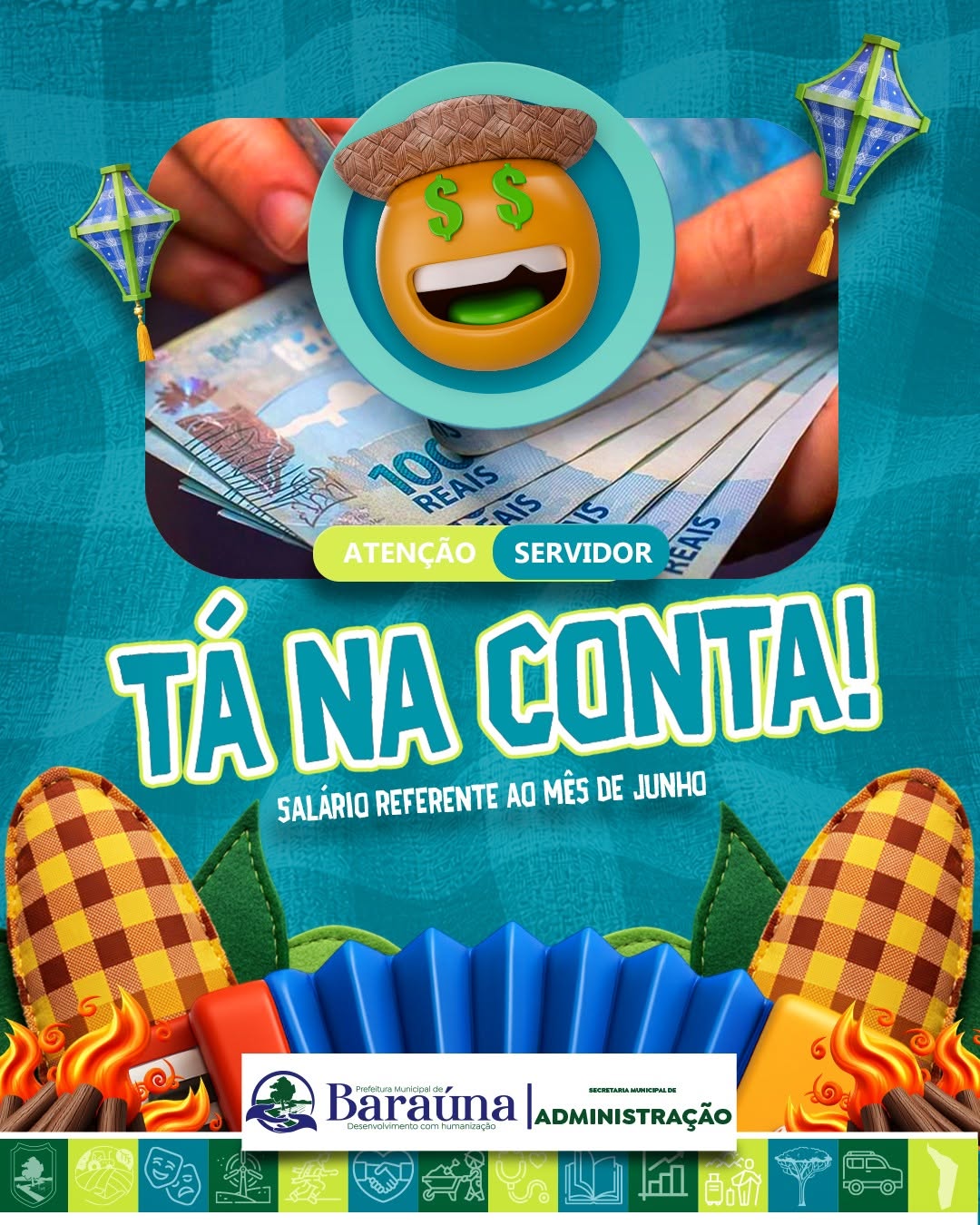 Boas notícias, servidor! ✅