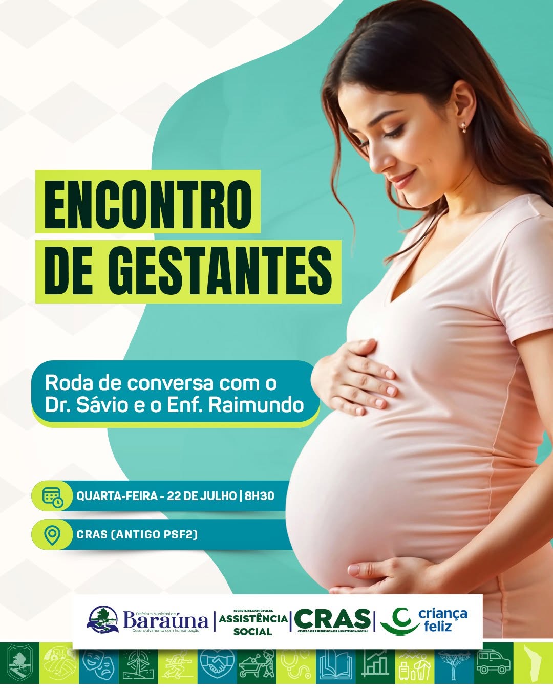 🌸 Encontro especial para gestantes no CRAS de Baraúna 🌸
