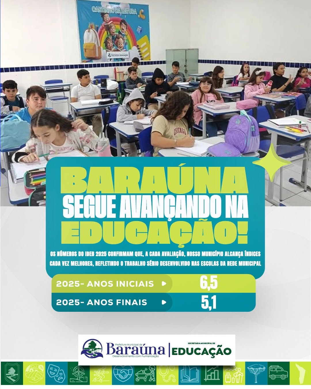 📚✨ Baraúna avança mais uma vez na Educação!