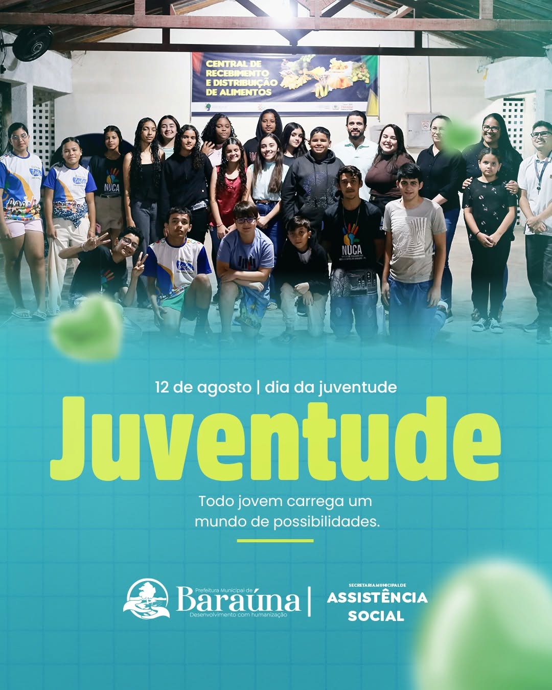 Hoje é o Dia Internacional da Juventude! ✨