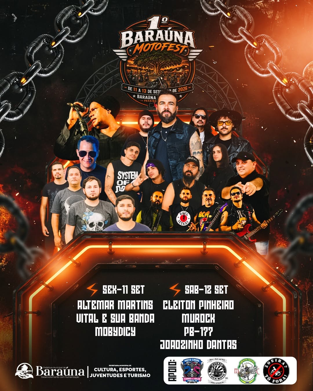 VEM AÍ O 1º BARAÚNA MOTOFEST! 🔥🏍️