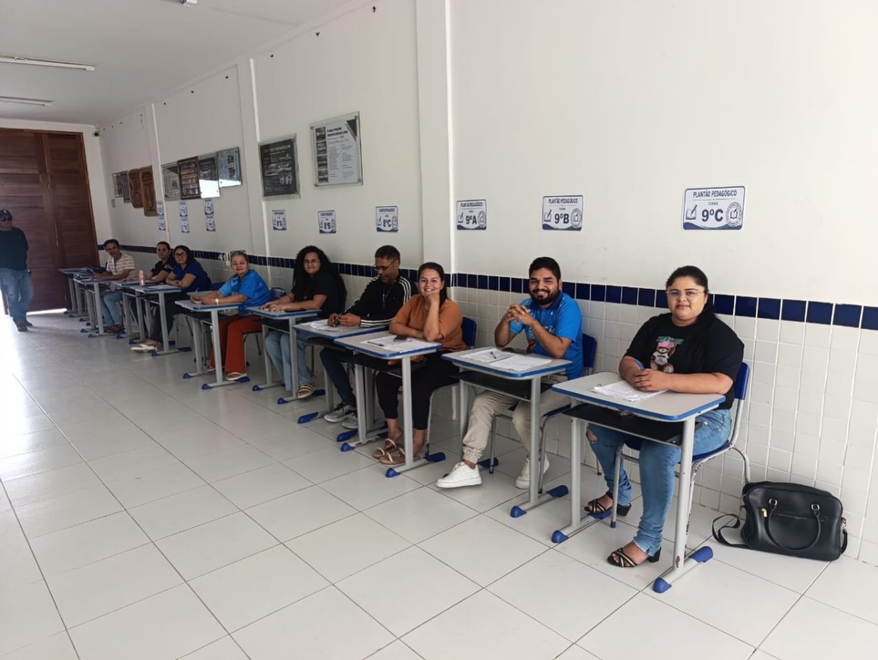A Secretaria Municipal de Educação realizou o Plantão Pedagógico na Escola Municipal de...