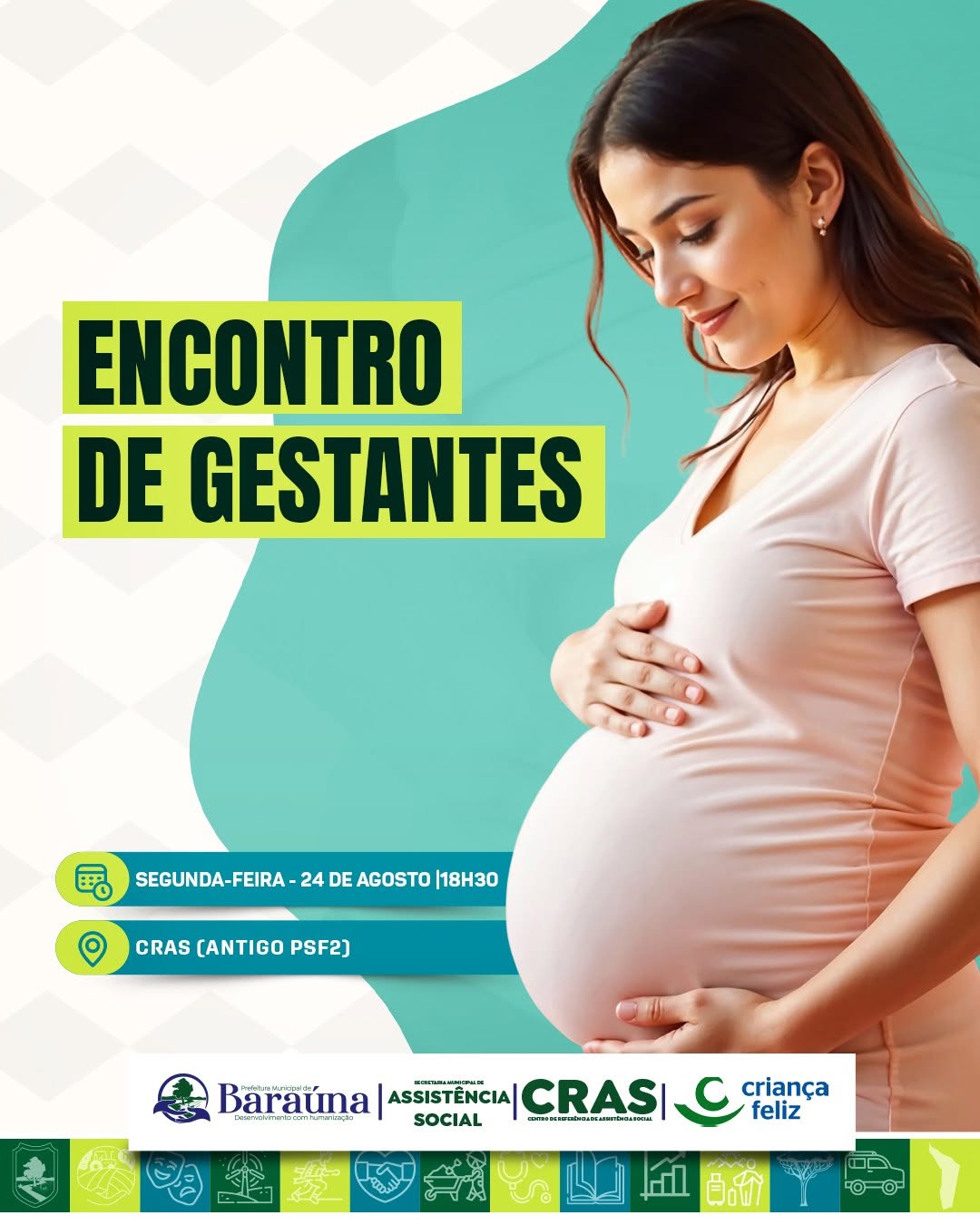 🌸 Encontro especial para gestantes no CRAS de Baraúna 🌸