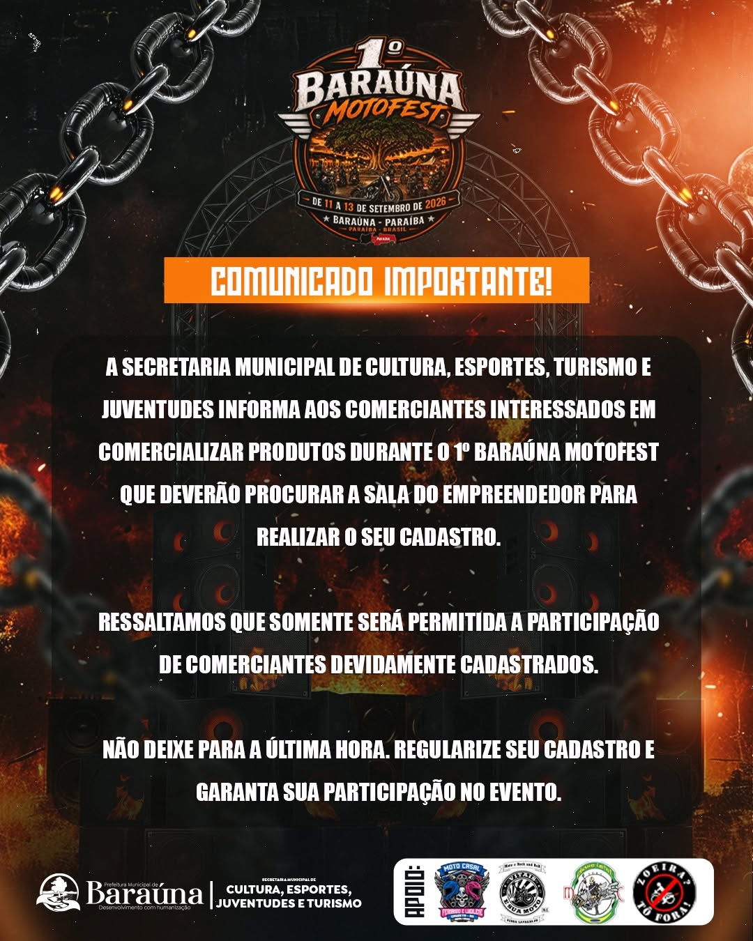 COMERCIANTE, FIQUE ATENTO! 📢