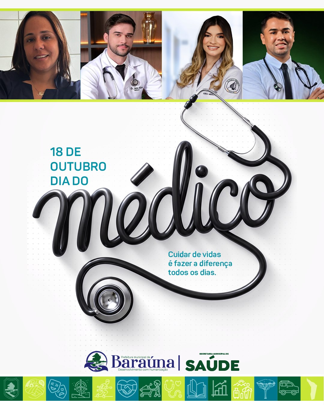 👩⚕️👨⚕️ 18 de Outubro — Dia do Médico