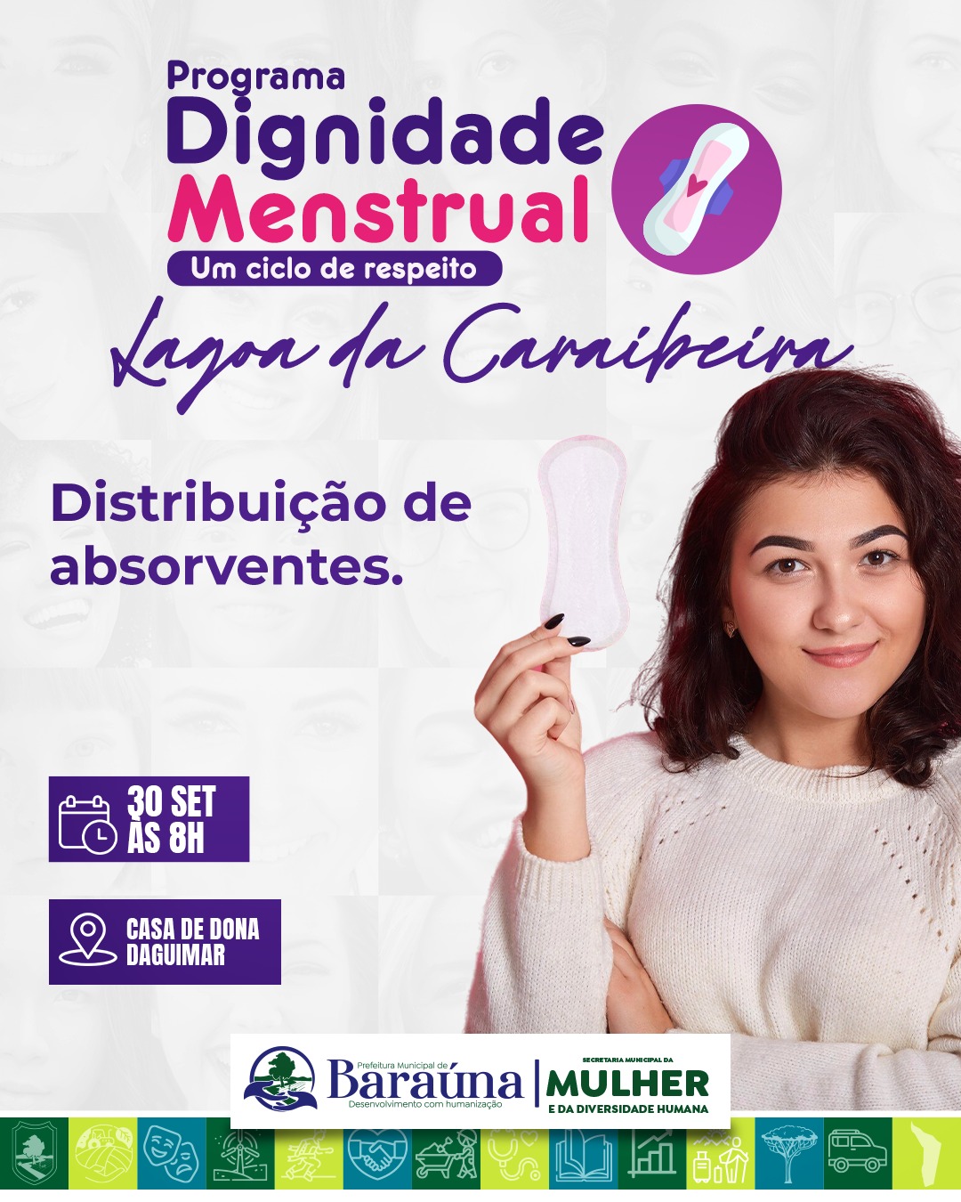🌸 Programa Dignidade Menstrual: cuidado, respeito e mais dignidade para todas