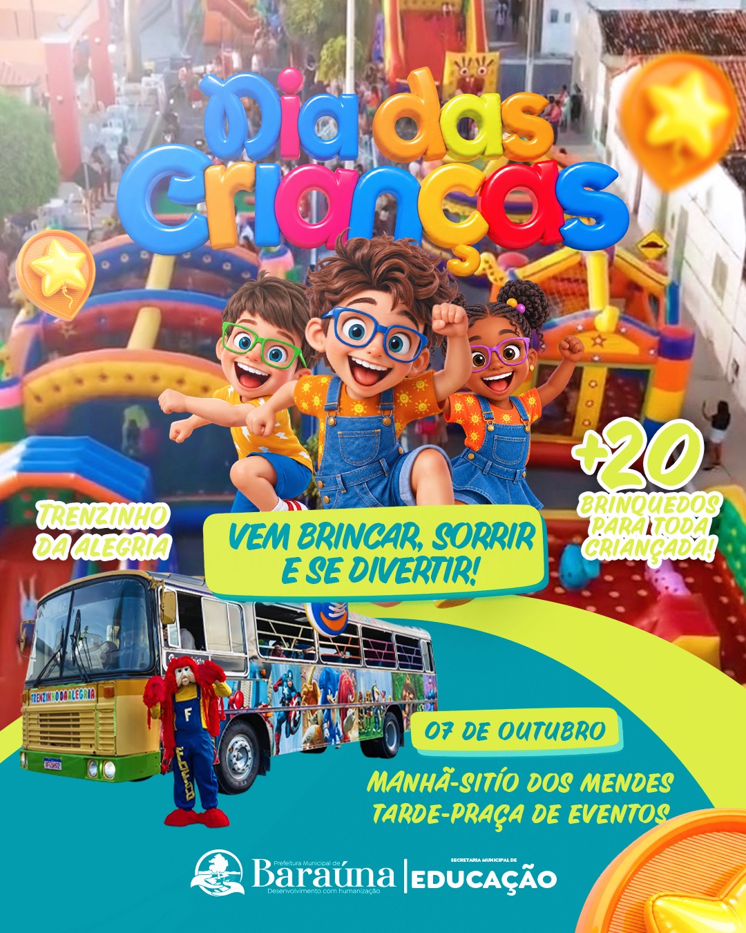 🎉🧒👧 A diversão está garantida em Baraúna