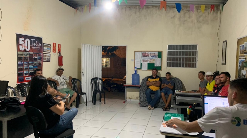 Reunião com os dirigentes das equipes de futsal do nosso município
