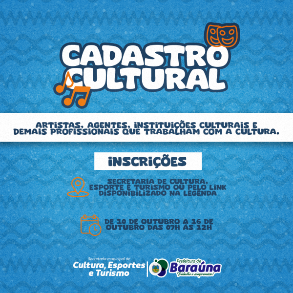 CADASTRO CULTURAL