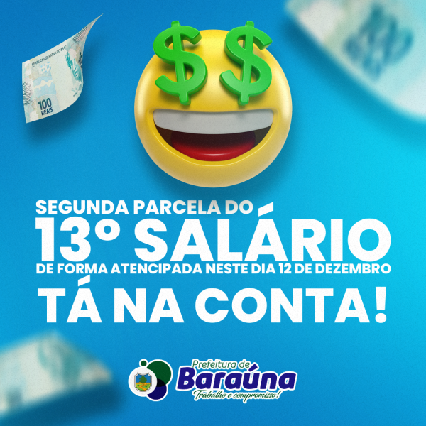 Segunda parcela do decimo terceiro salário