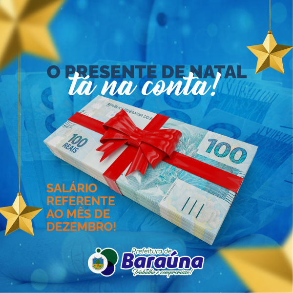 Salário mês de dezembro