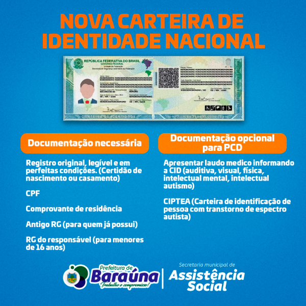 Nova carteira de identidade