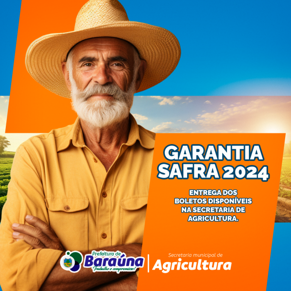 Boletos do Programa Garantia Safra