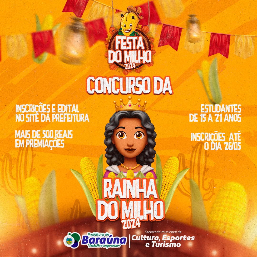 CONCURSO RAINHA DO MILHO 2024