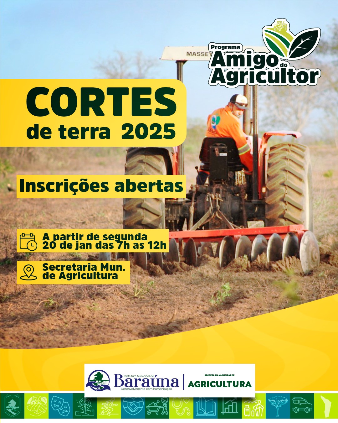 Atenção, agricultores baraunenses!