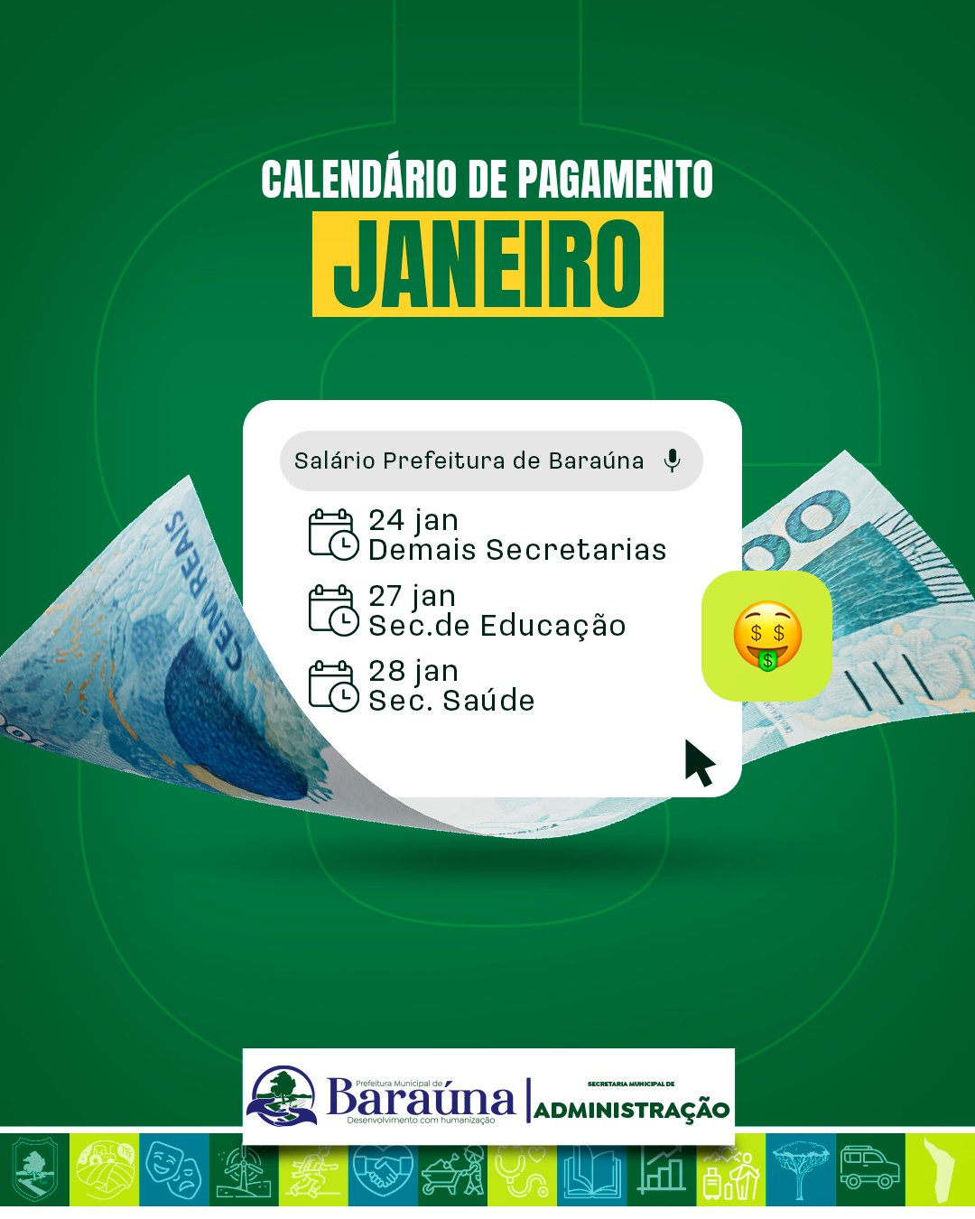 Atenção, servidores de Baraúna!