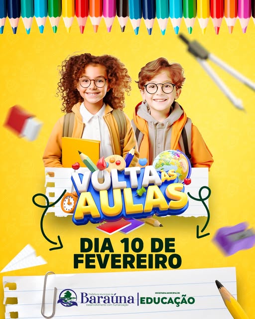 Atenção, estudantes e famílias de Baraúna!