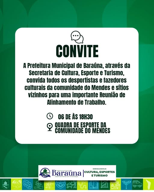 CONVITE A TODOS DESPORTISTAS E FAZEDORES DE CULTURA!