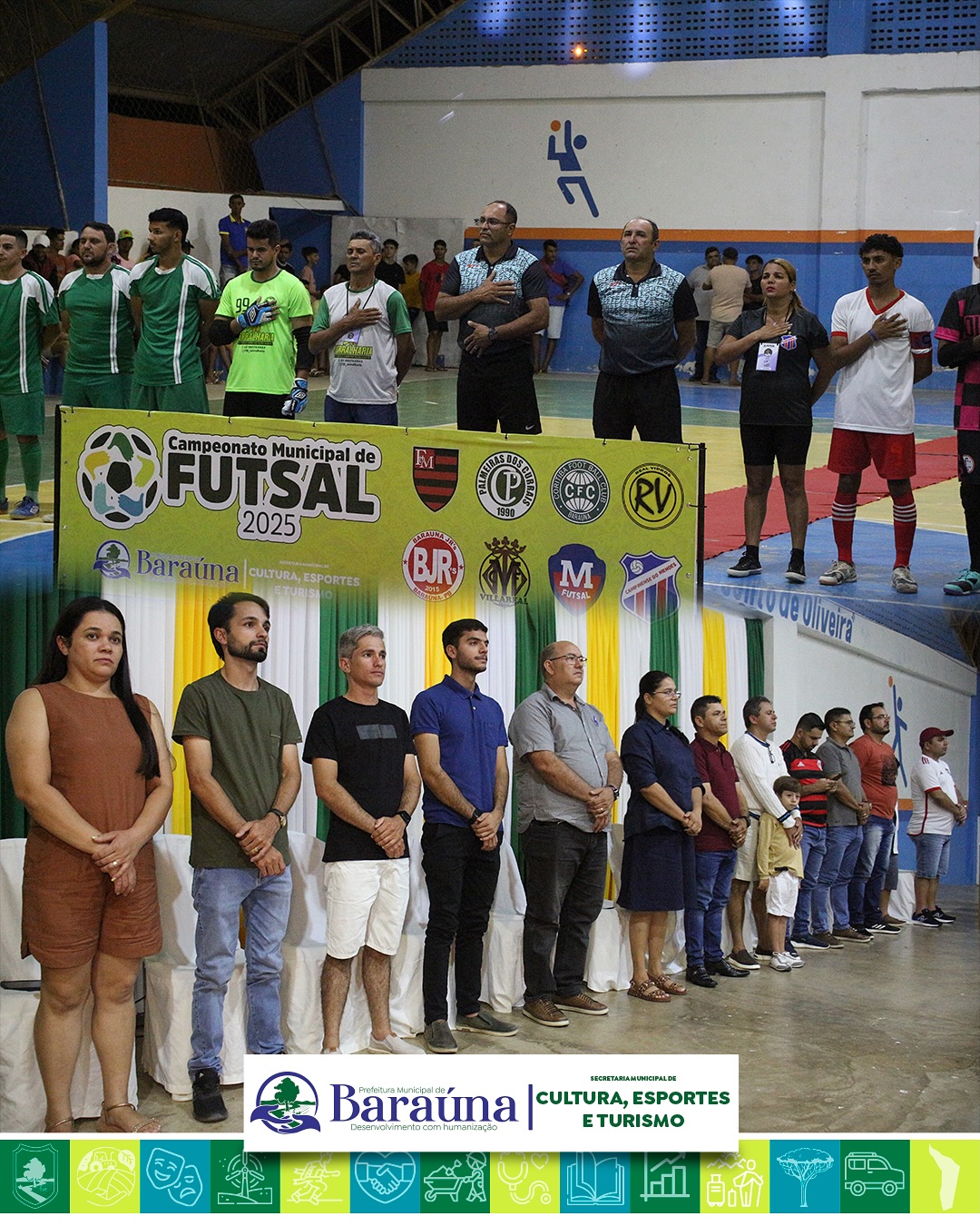 Abertura do Campeonato Municipal de Futsal 2025!