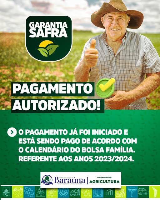 GARANTIA SAFRA 2023/2024 LIBERADO!