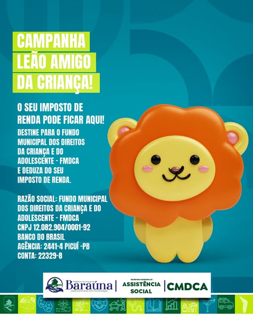 Transforme seu Imposto de Renda em solidariedade!