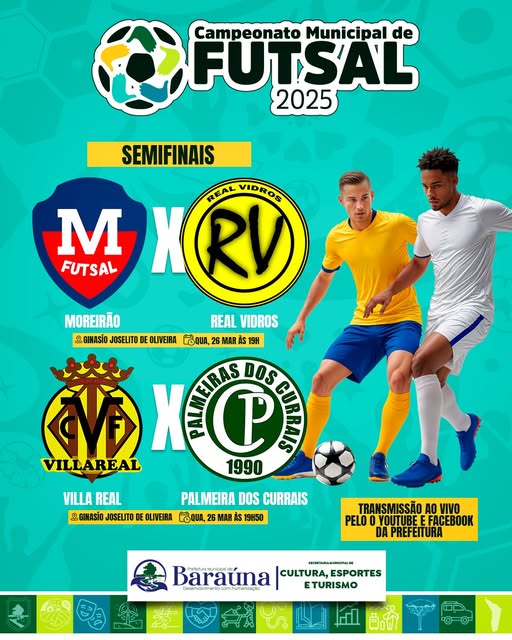 O Campeonato Municipal de Futsal 2025 está chegando na reta final!