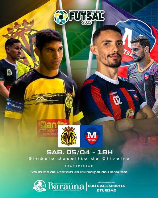 Chegou o grande momento, galera! Vamos descobrir quem será o campeão municipal de futsal 2025!