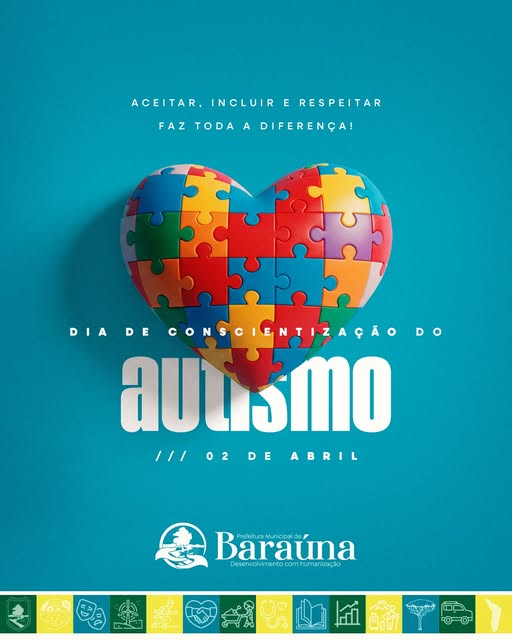 Dia 02 de abril - Dia da Conscientização sobre o Autismo