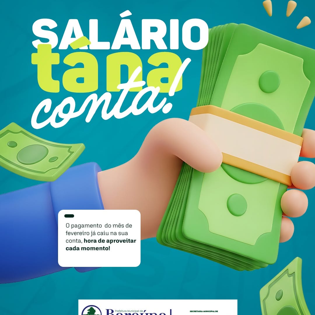 Prefeitura realiza pagamento dos salários de fevereiro aos servidores