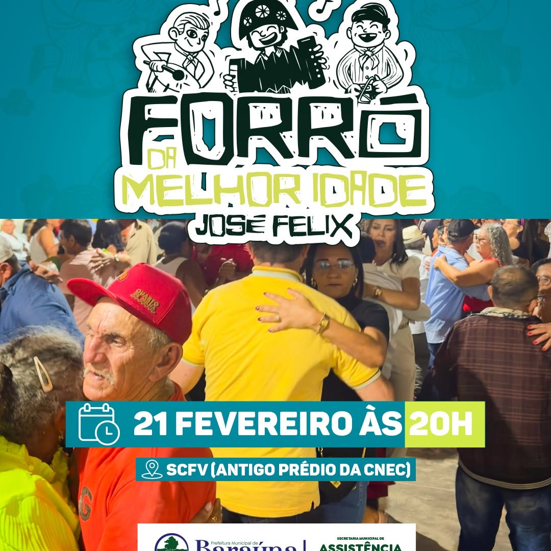 Baraúna: Prefeitura promove Forró da Melhor Idade 'José Felix' no sábado