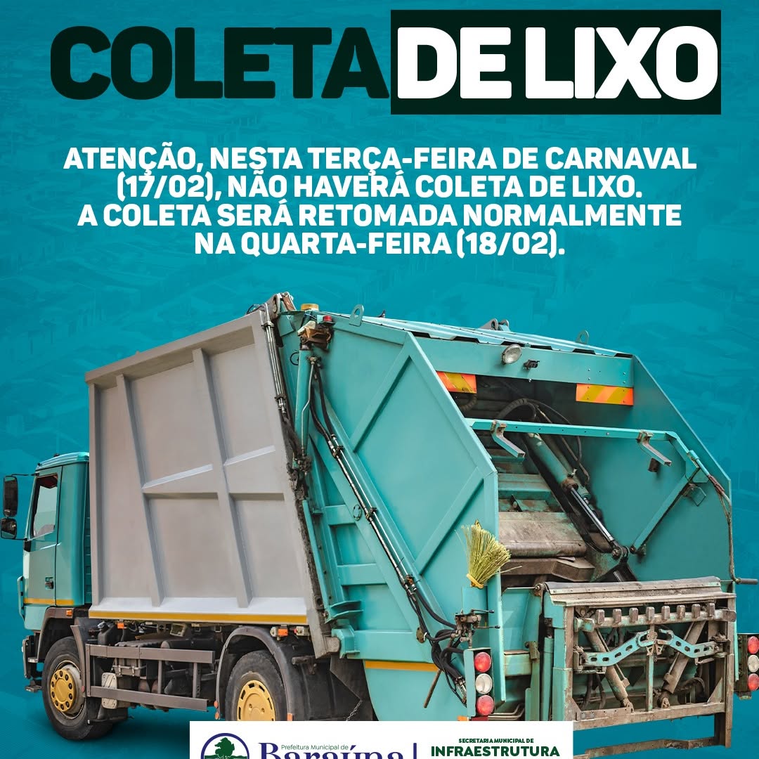 Prefeitura de Baraúna Alerta para Suspensão da Coleta de Lixo no Carnaval