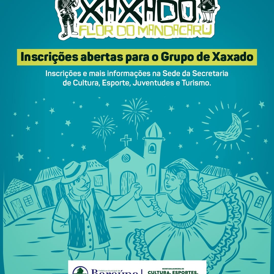 Baraúna: Inscrições abertas para o Grupo de Xaxado Flor do Mandacaru