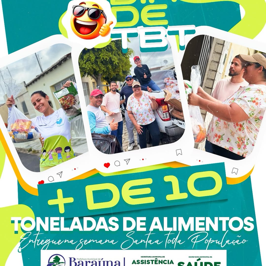 Prefeitura relembra distribuição de 10 toneladas de alimentos na Semana Santa