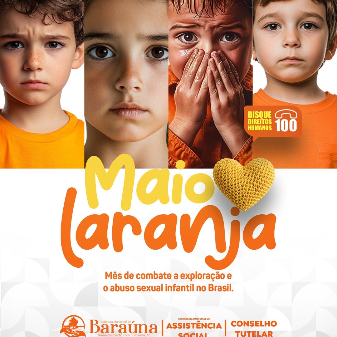 Maio Laranja: Combate ao abuso infantil fortalece futuro da cidade.