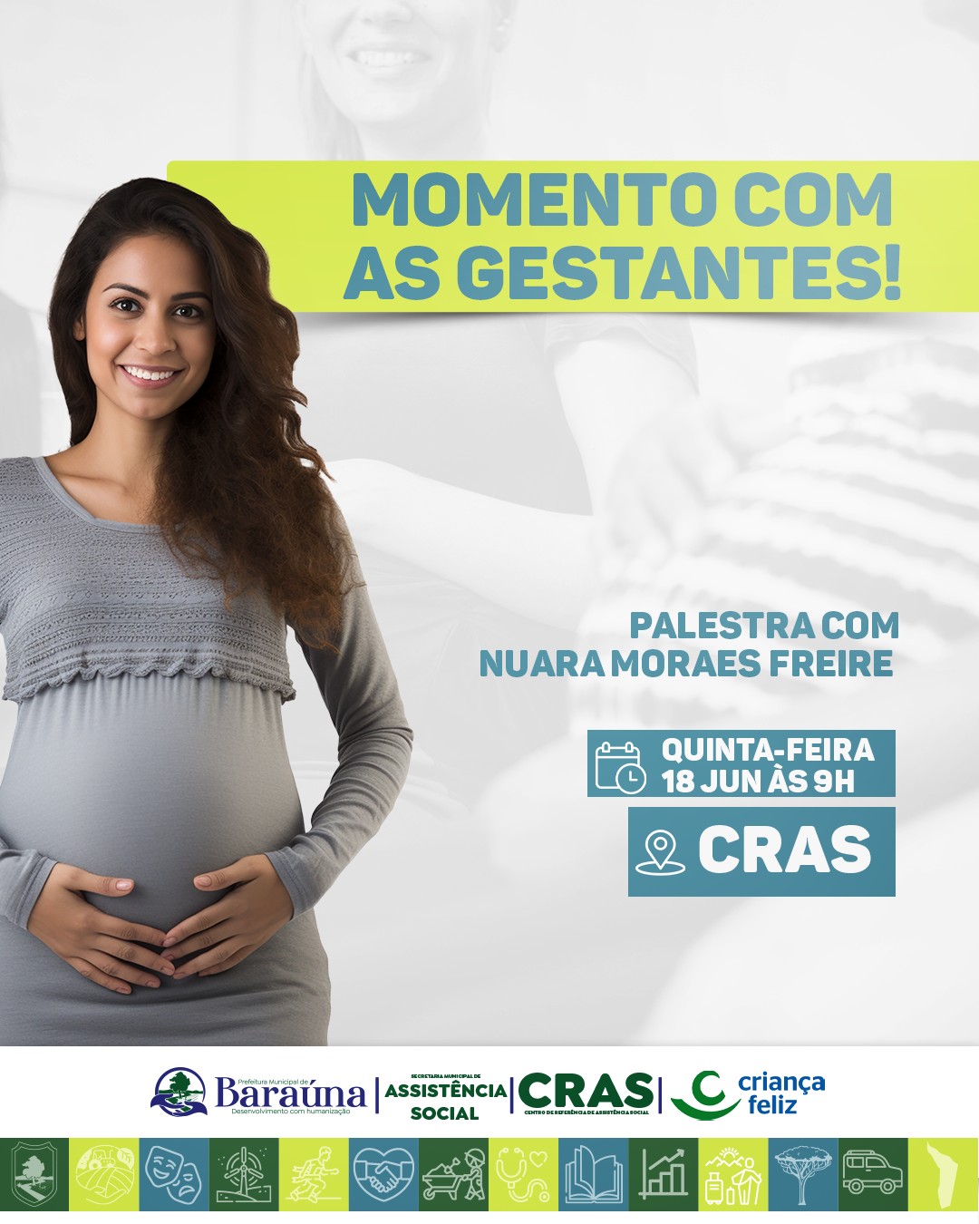 CRAS promove encontro voltado ao cuidado e orientação de gestantes